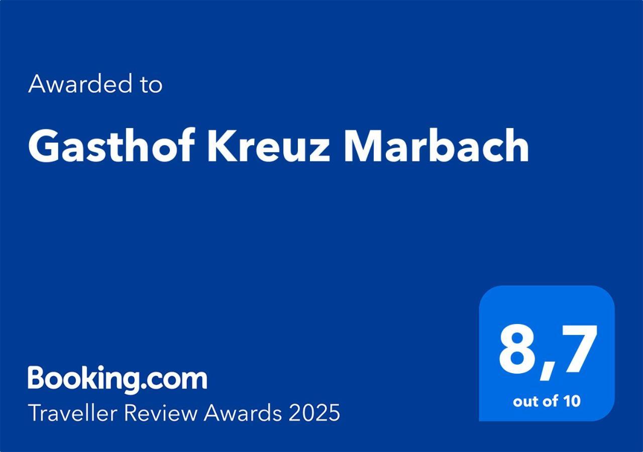 Gasthof Kreuz Marbach Eksteriør bilde
